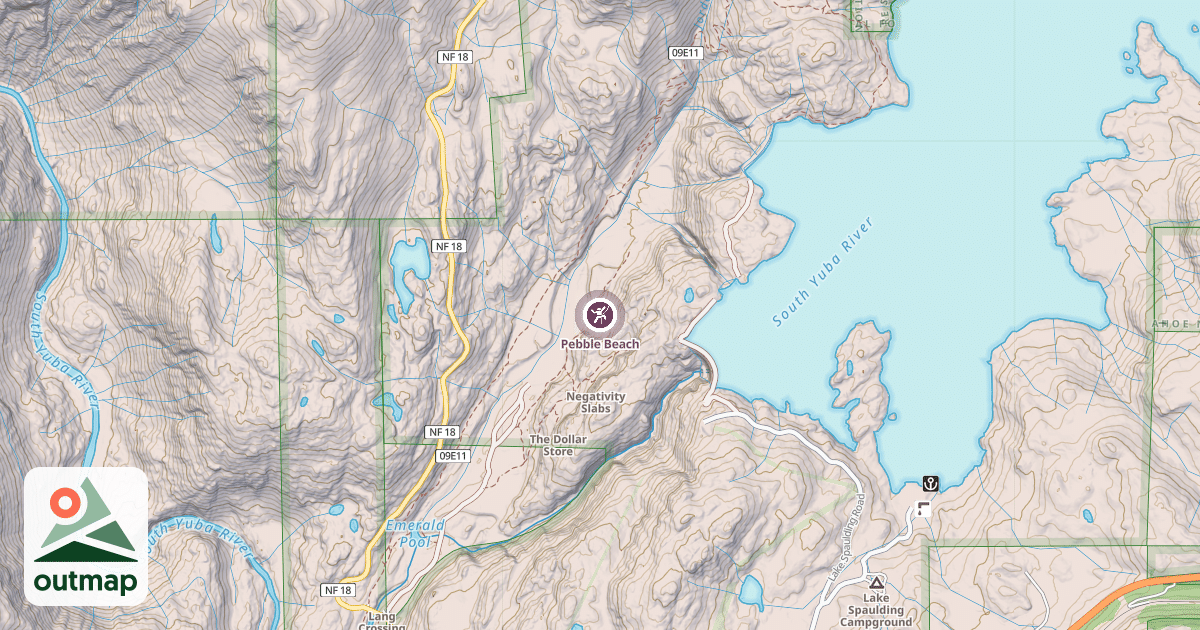 Map of Pebble Beach