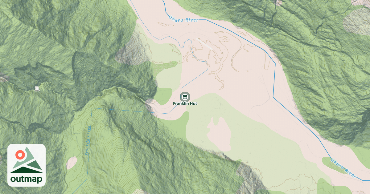 Map of Franklin Hut