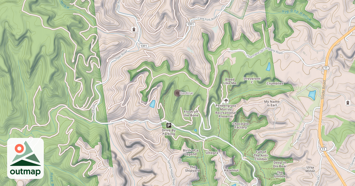 Map of Das Krue