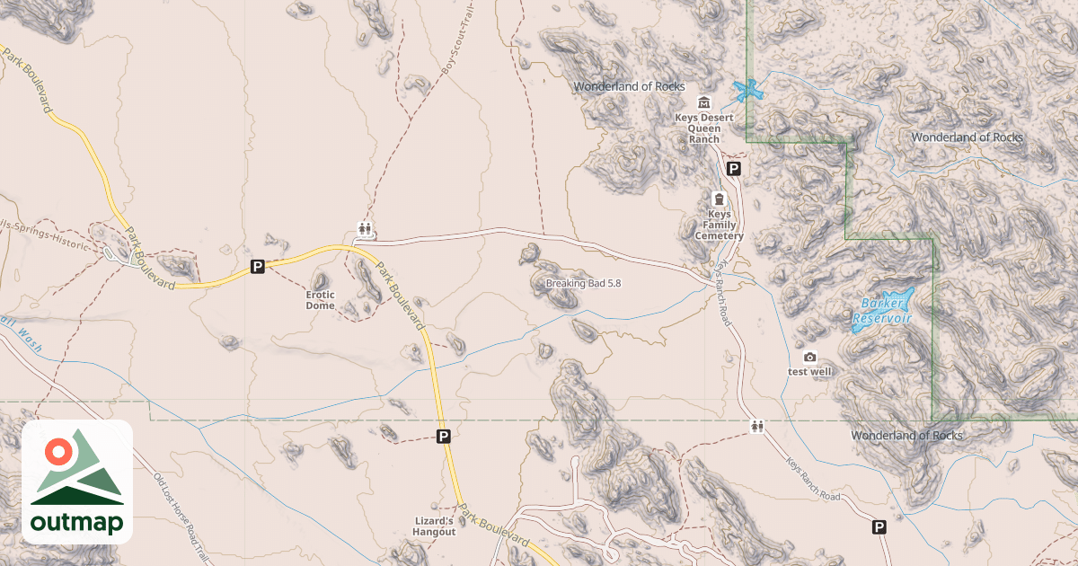 Map of Breaking Bad