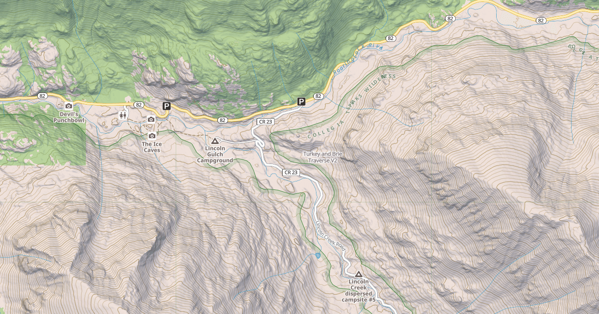Map preview of Turkey and Brie Traverse