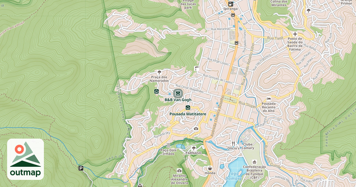 Map of B&B Van Gogh