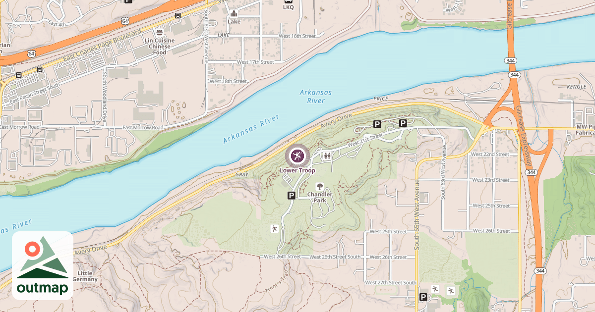 Map of Lower Troop