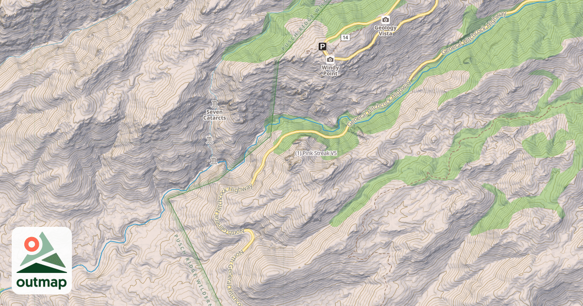 Map of (1) Pink Streak