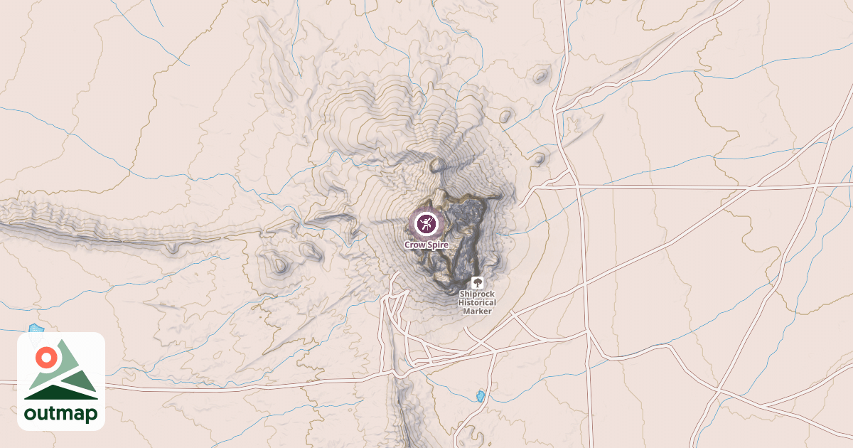 Map of Crow Spire