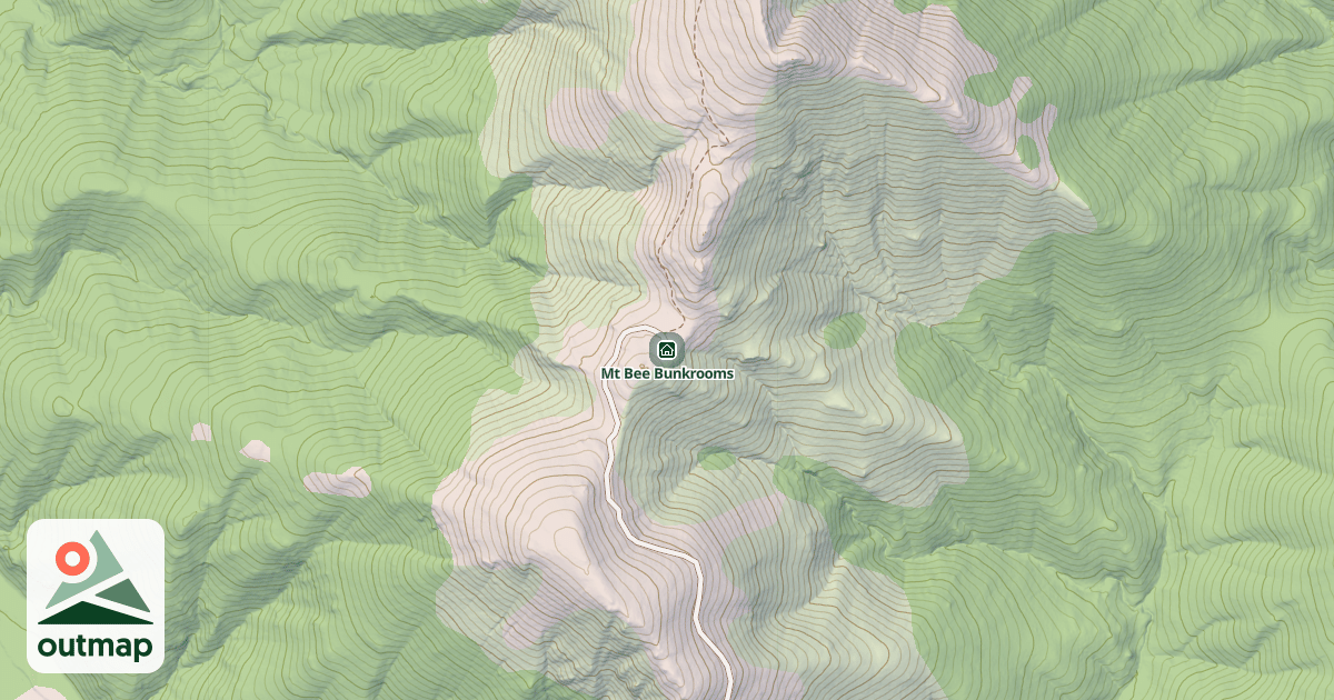 Map of Mt Bee Bunkrooms