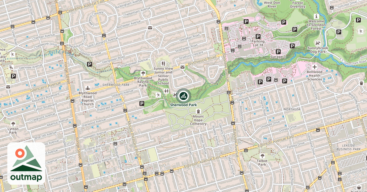 Map of Sherwood Park