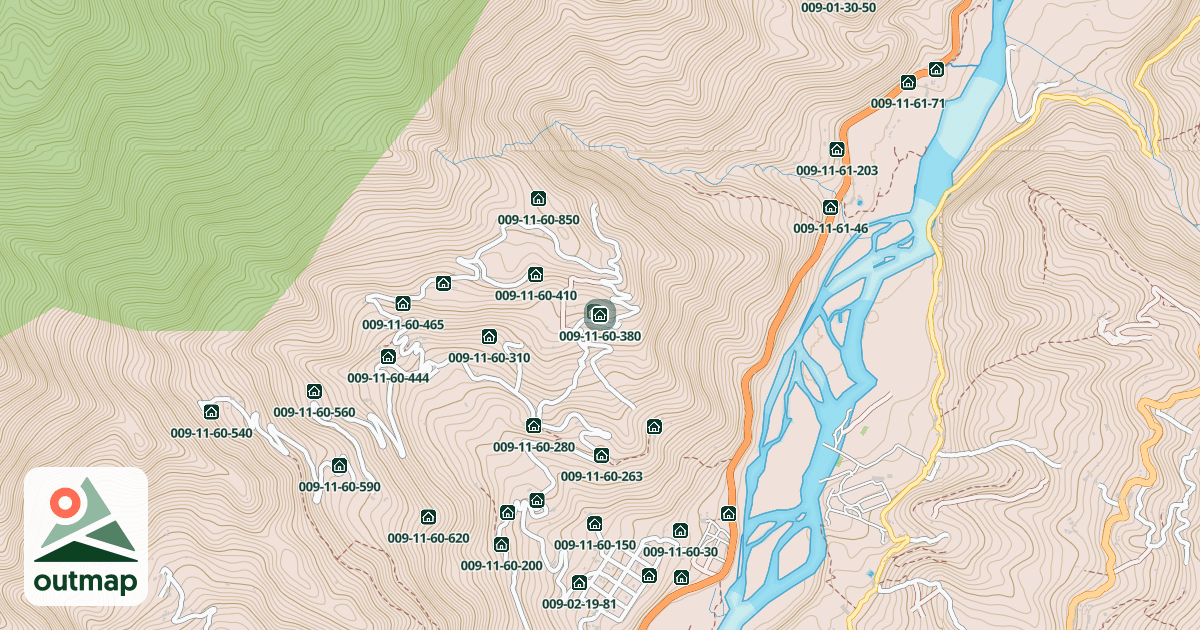 Map of 009-11-60-380