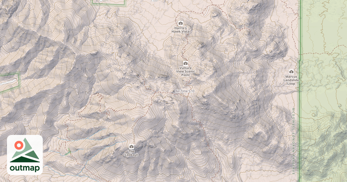 Map of Air Time
