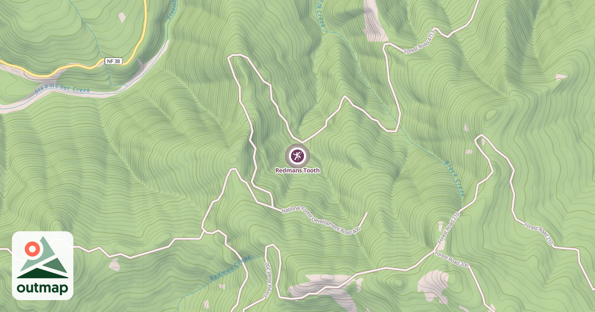 Map of Redmans Tooth