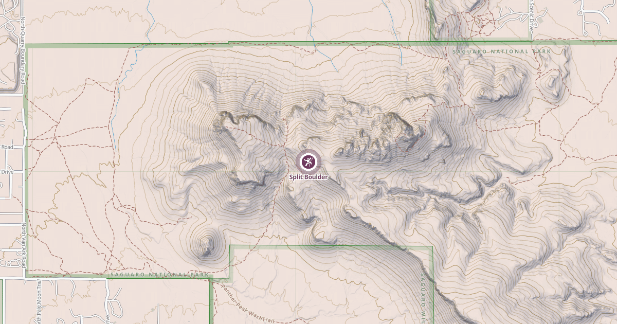 Map preview of Split Boulder