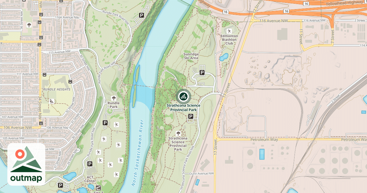 Map of Strathcona Science Provincial Park