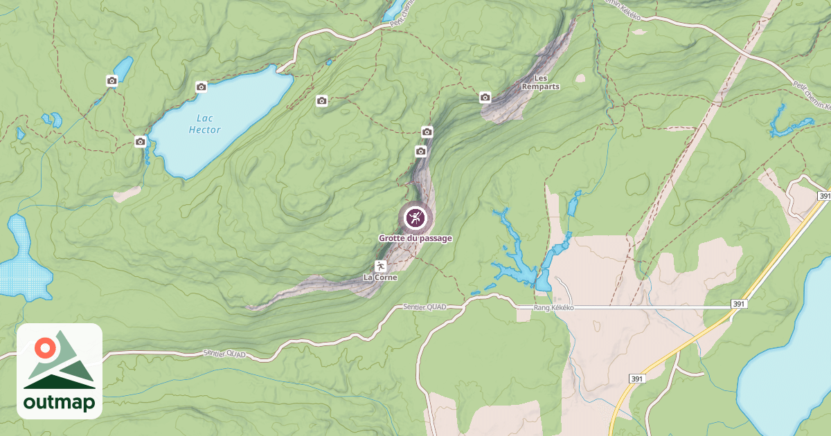 Map of Grotte du passage