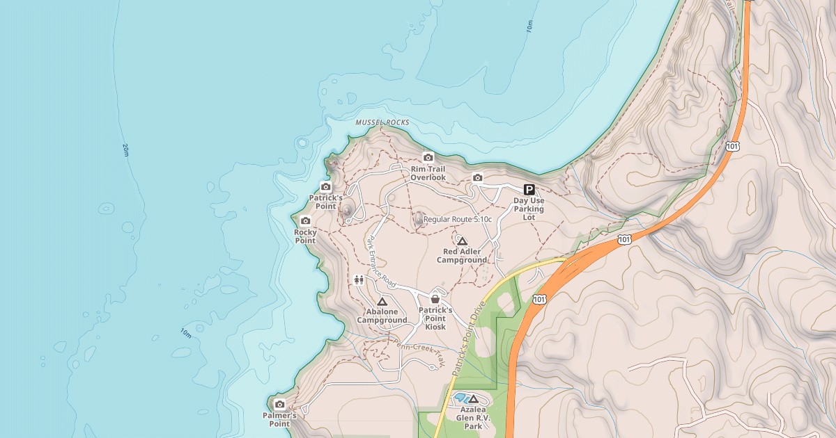 Map preview of Regular Route