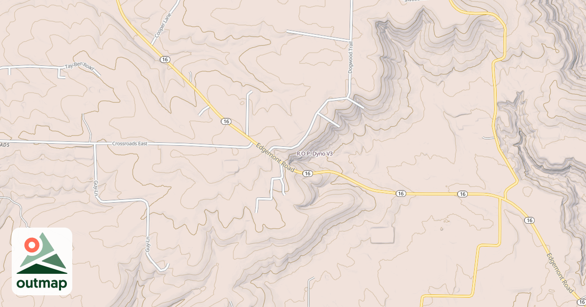 Map of R.O.P. Dyno