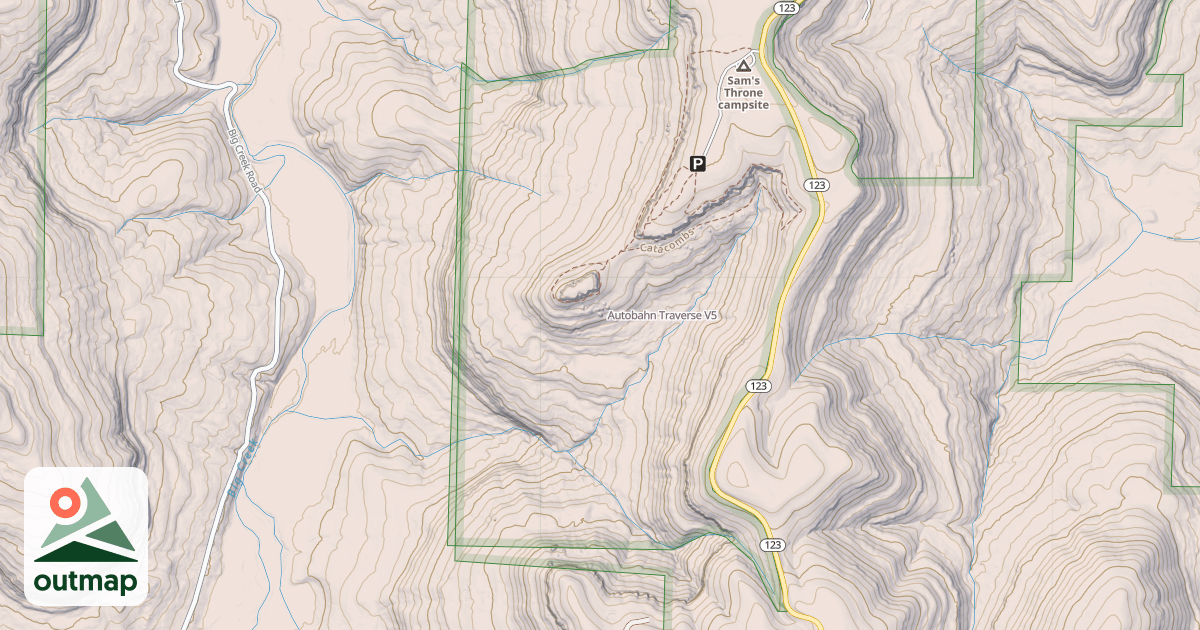 Map of Autobahn Traverse