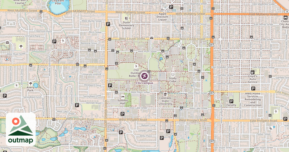 Map of CSU campus