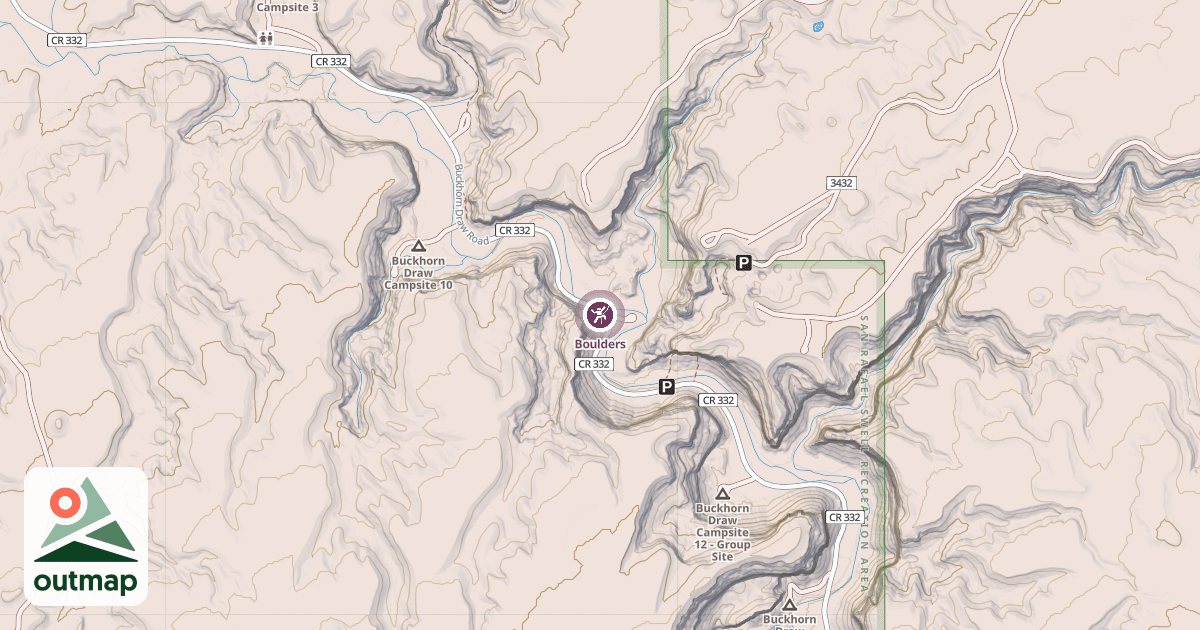 Map of Boulders