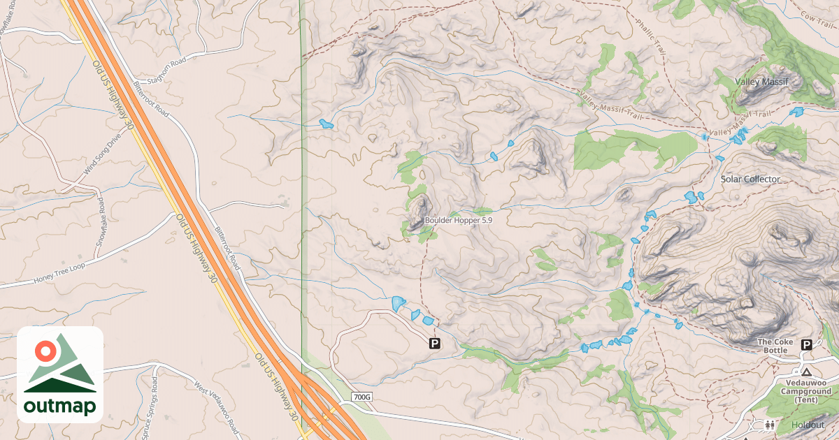 Map of Boulder Hopper