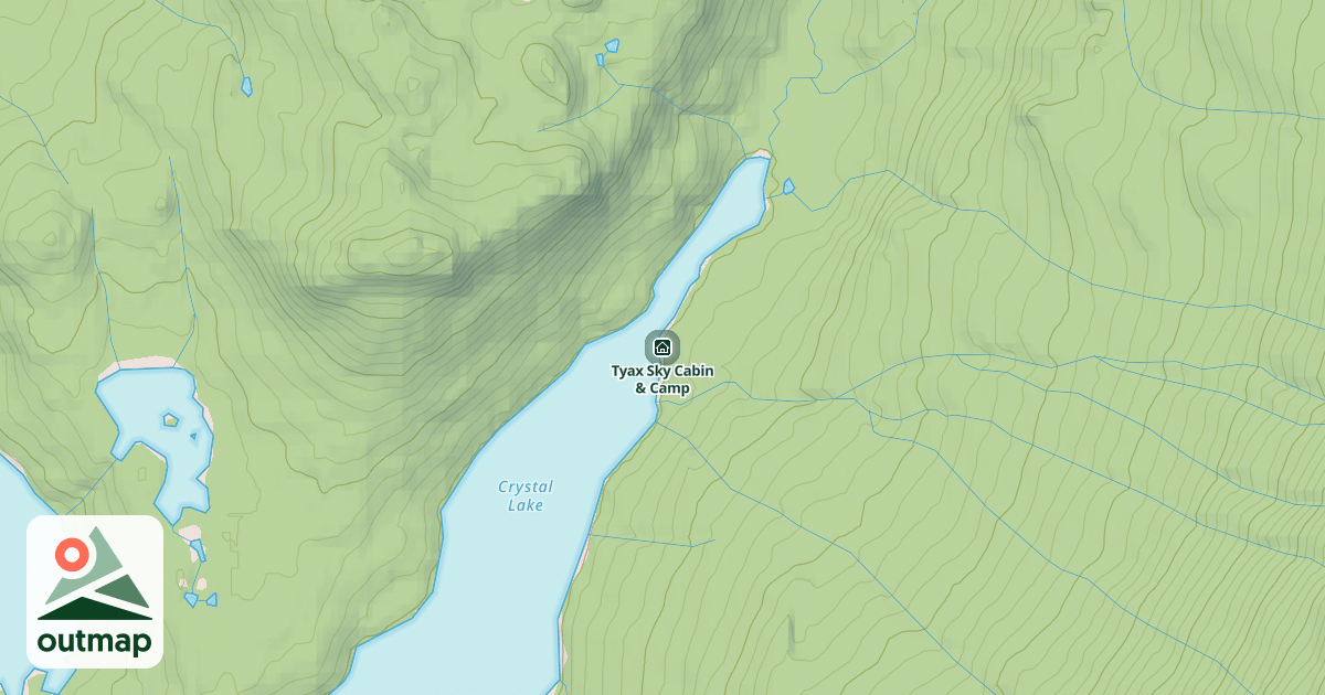 Map of Tyax Sky Cabin & Camp