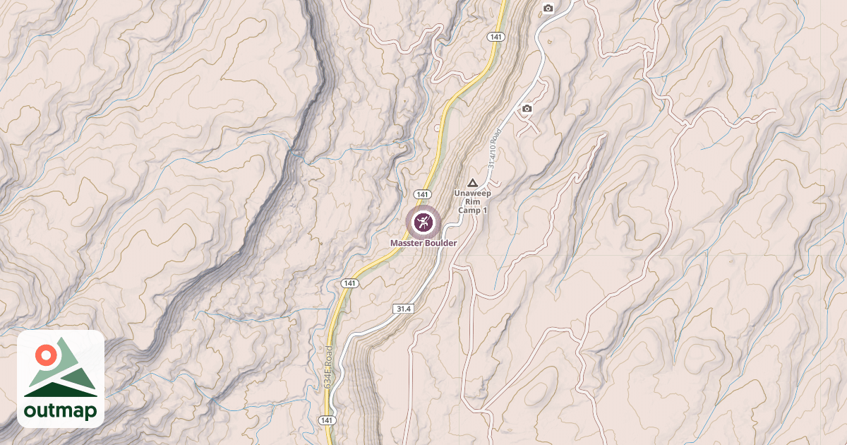 Map of Masster Boulder