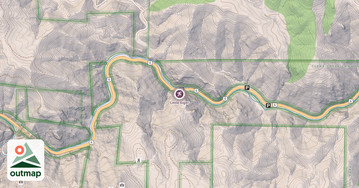 Map of Little Eiger