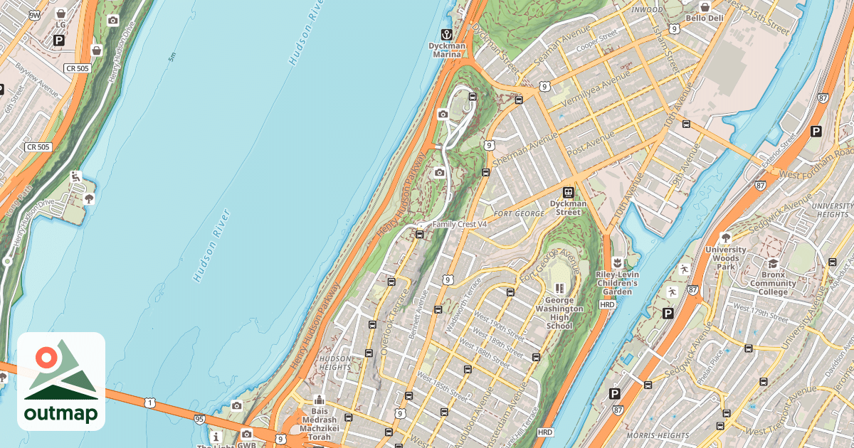 Map of Family Crest
