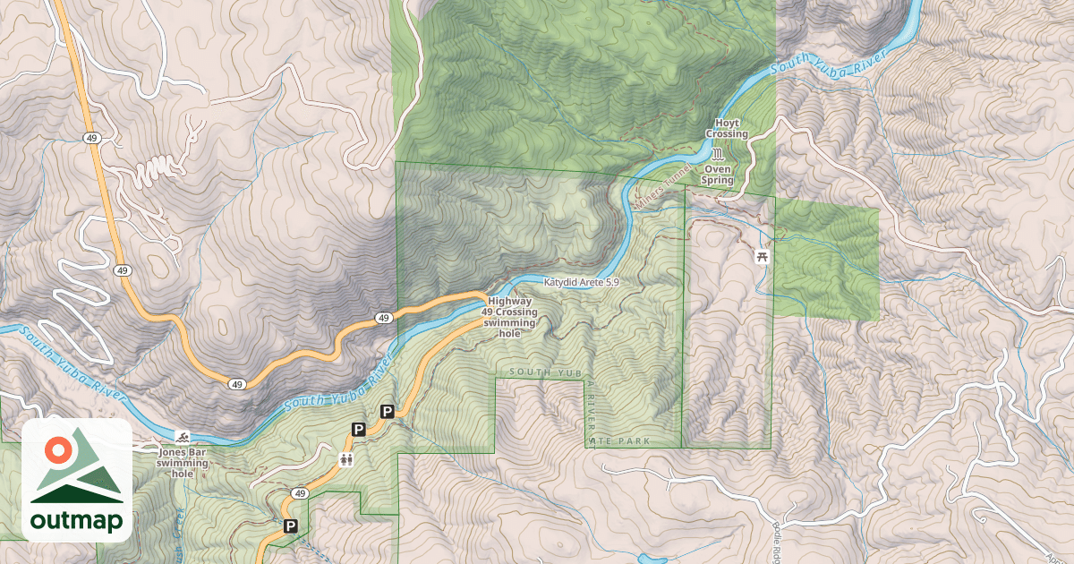 Map of Katydid Arete