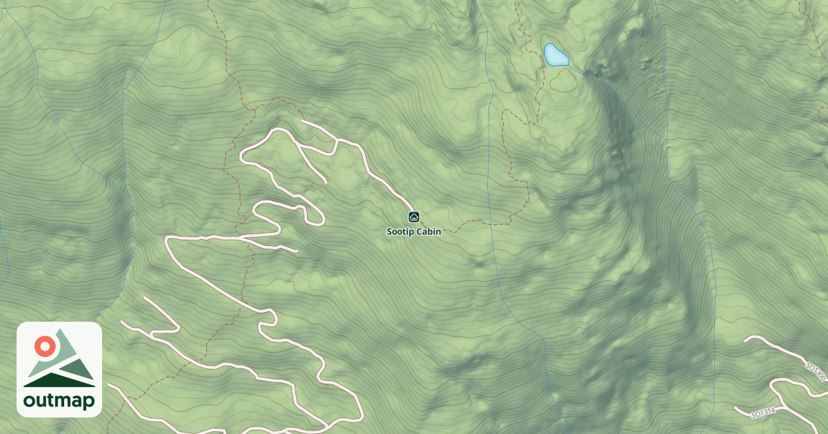 Map of Sootip Cabin