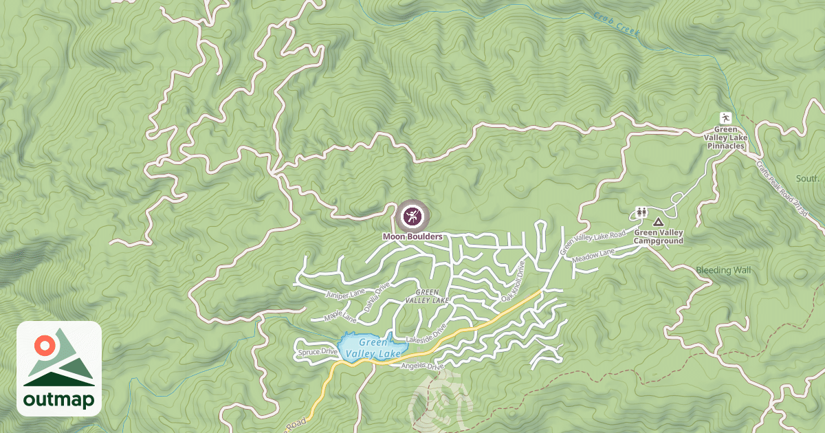 Map of Moon Boulders