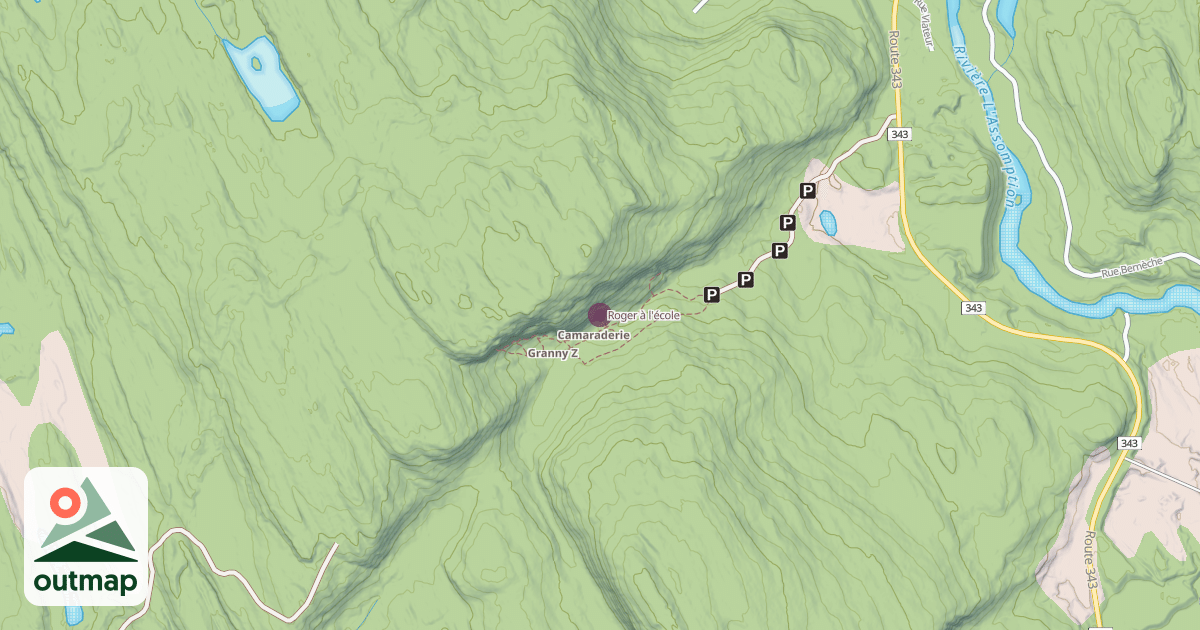 Map of Roger à l'école