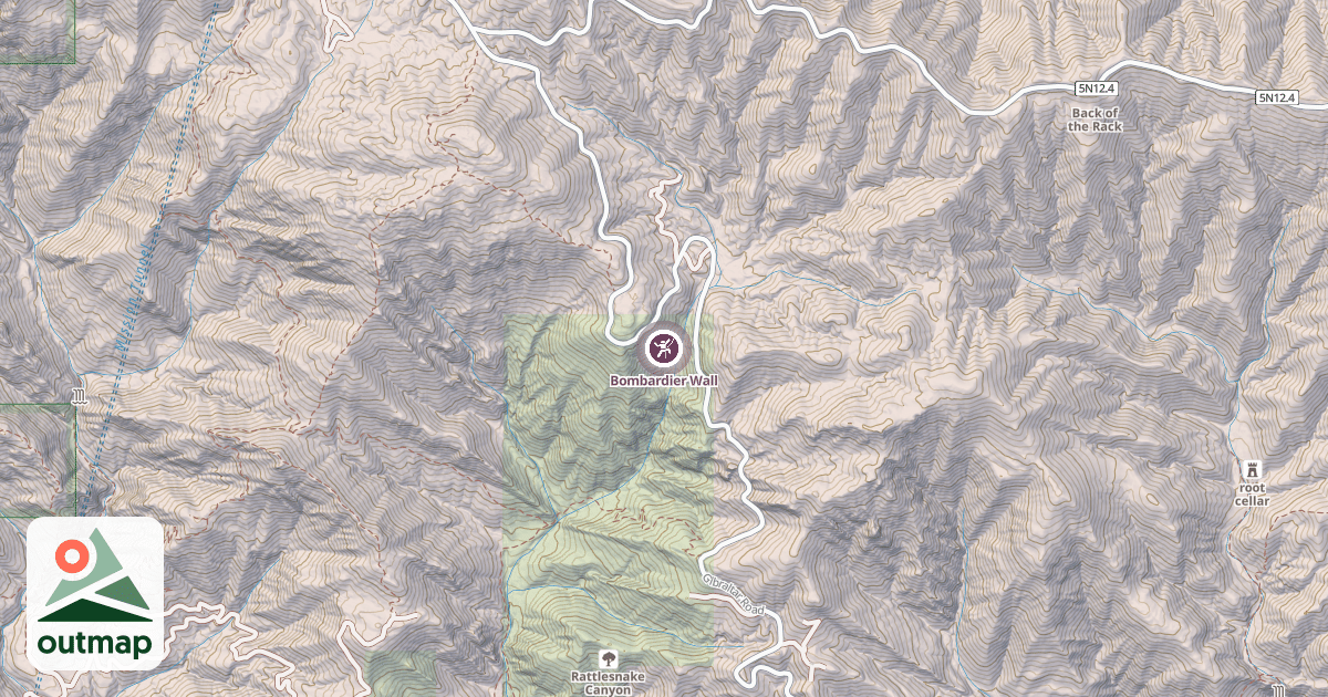 Map of Bombardier Wall
