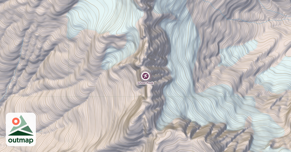 Map of Ghost Peak