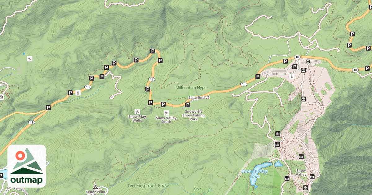 Map of Butterfield