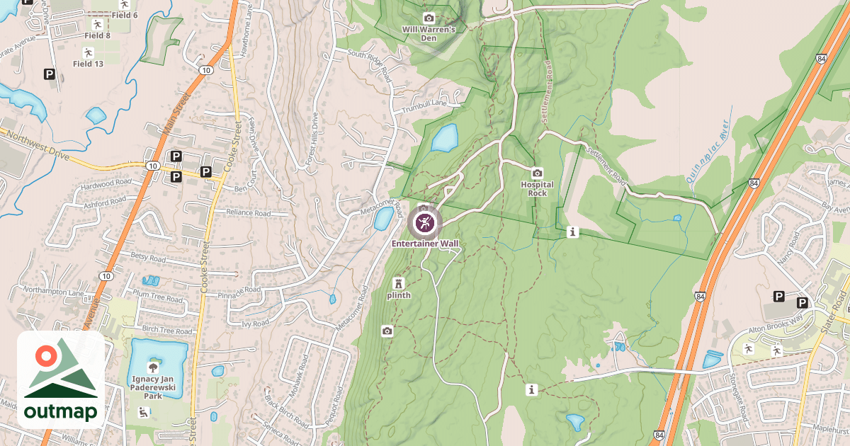 Map of Entertainer Wall