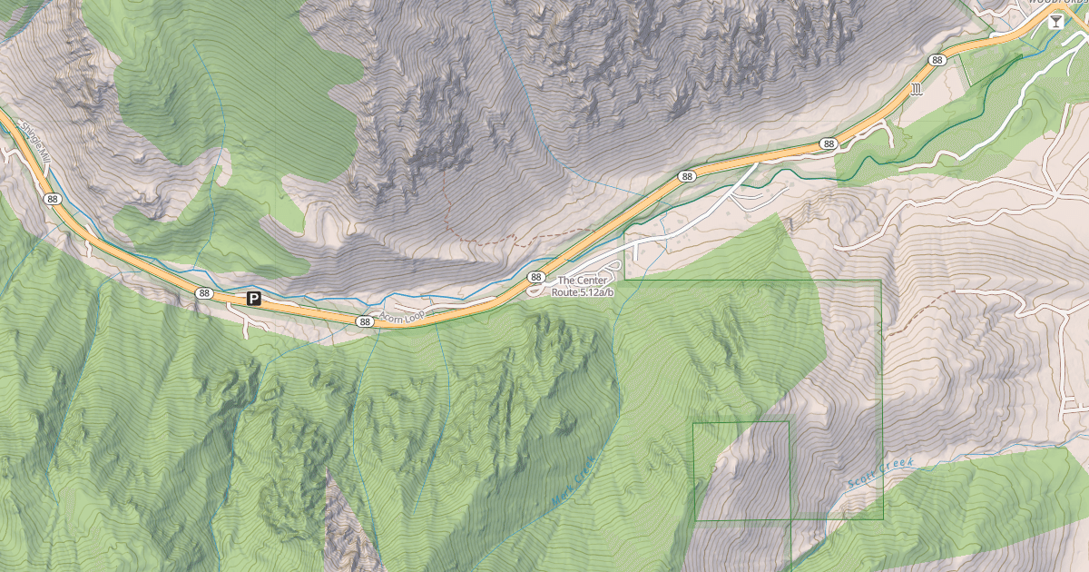 Map preview of The Center Route