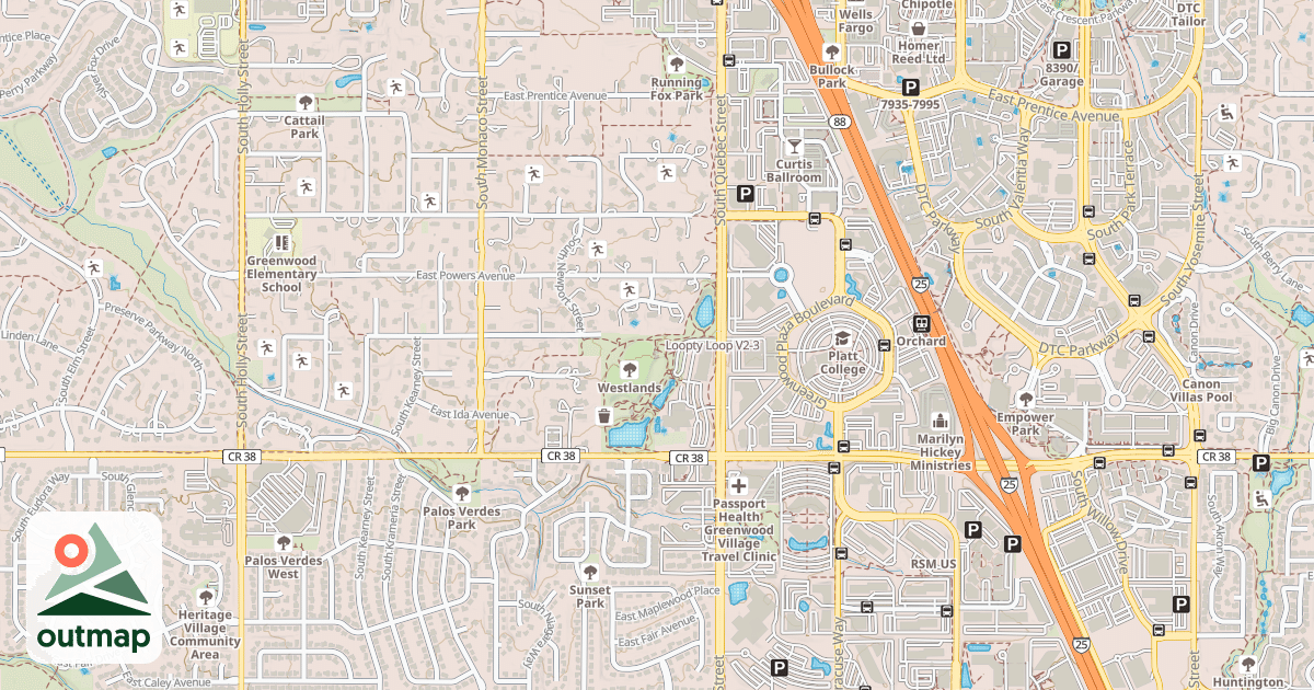Map of Loopty Loop