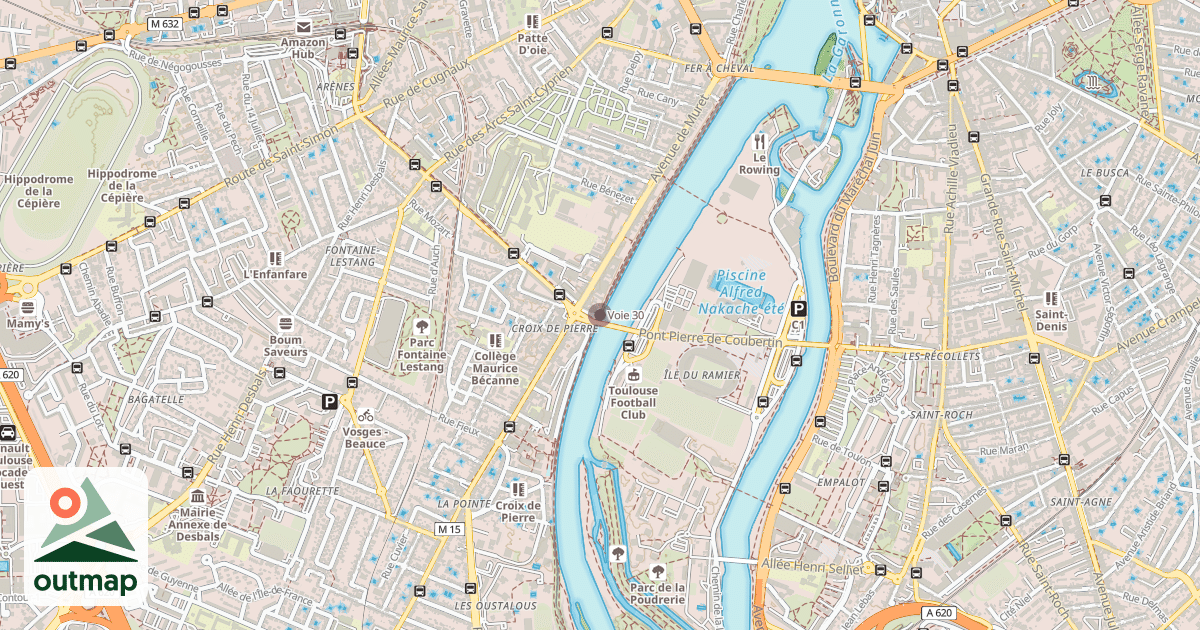 Map of Voie 30