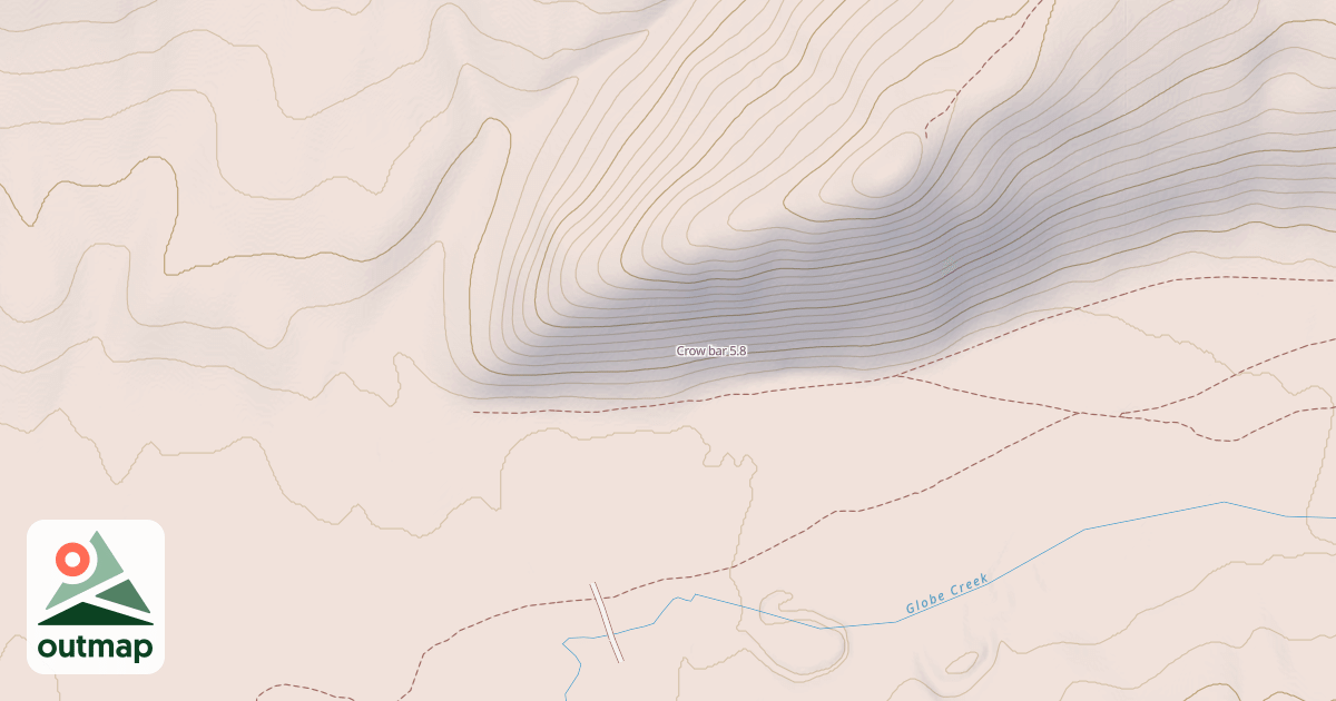 Map of Crow bar