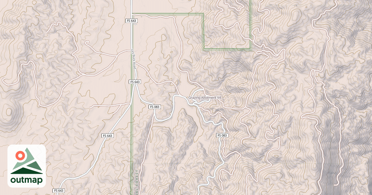 Map of Grazing Allotment