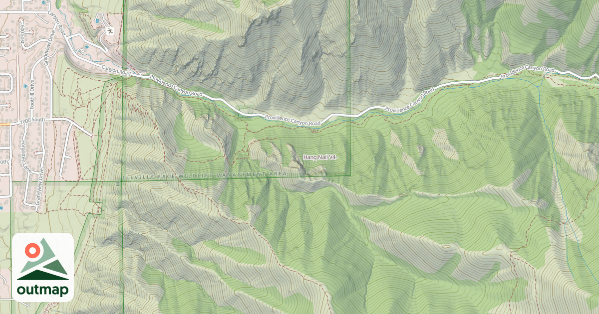 Map of Hang Nail