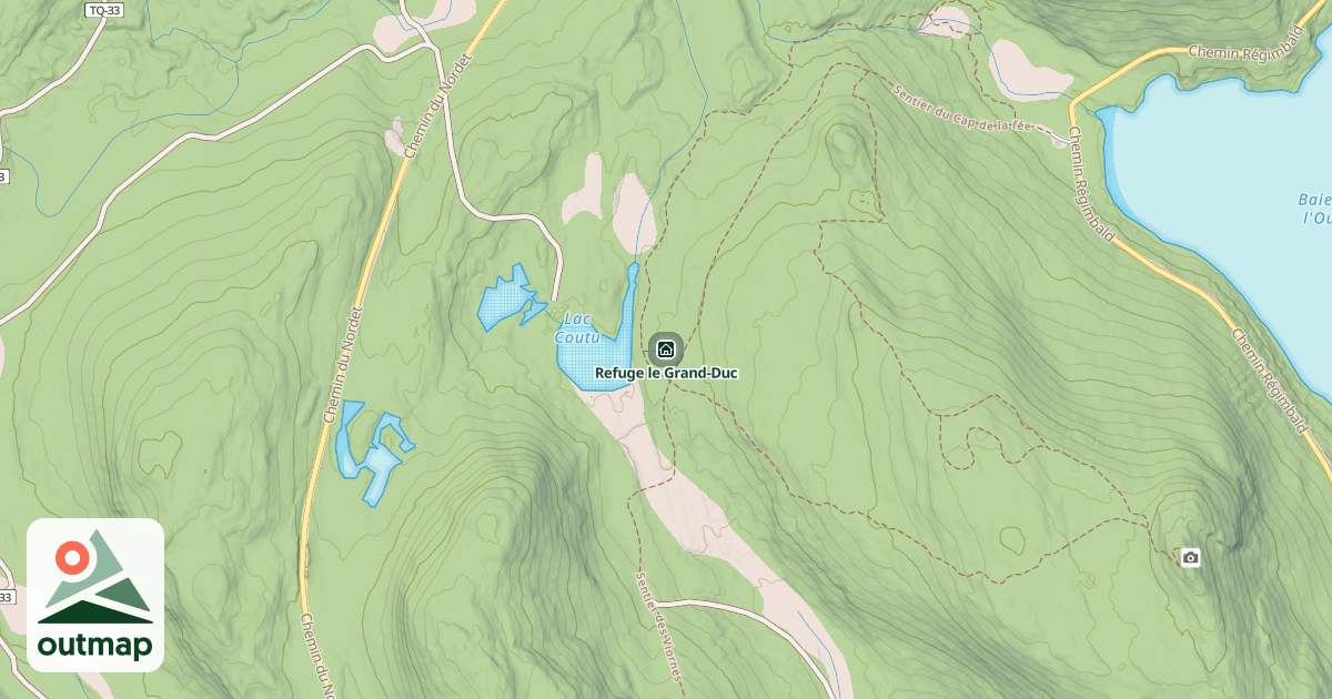 Map of Refuge le Grand-Duc