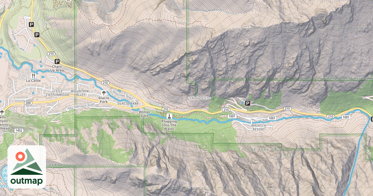 Map of 3 Amigos