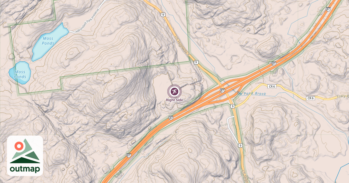 Map of Right Side