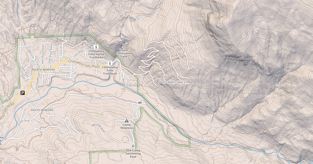 Map preview of Devil's Right Cheek