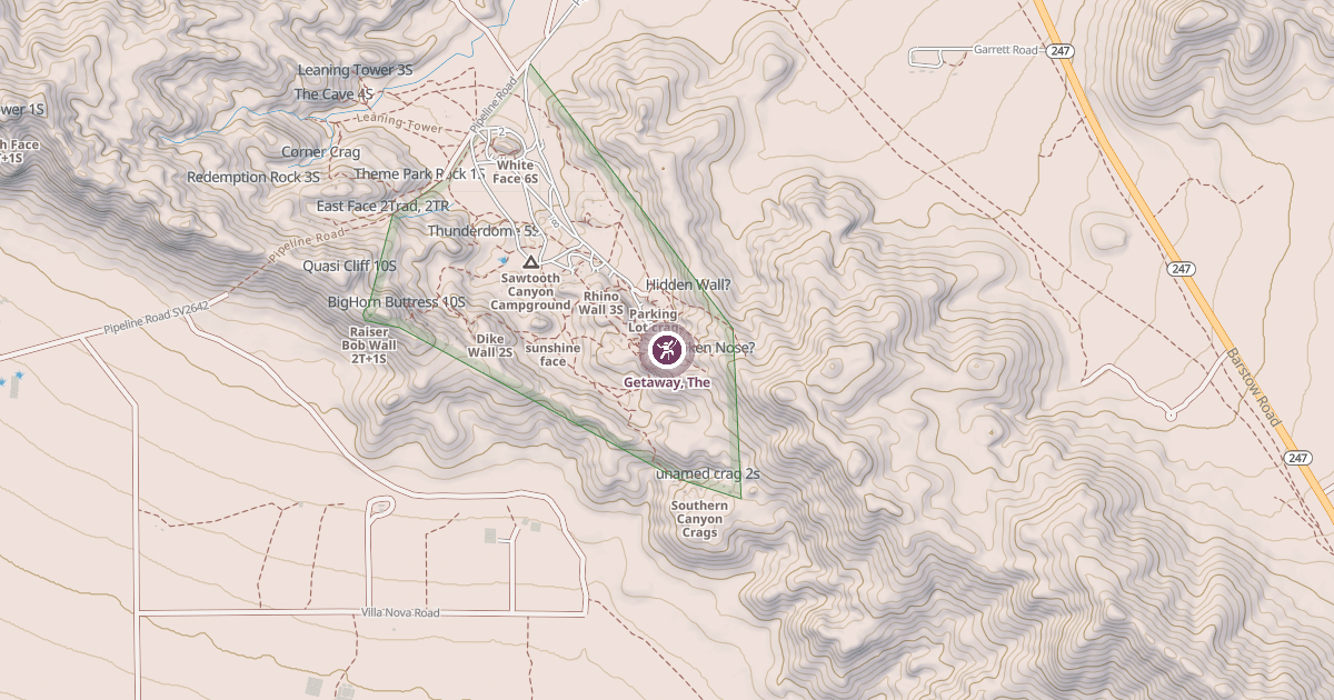 Map preview of Getaway, The