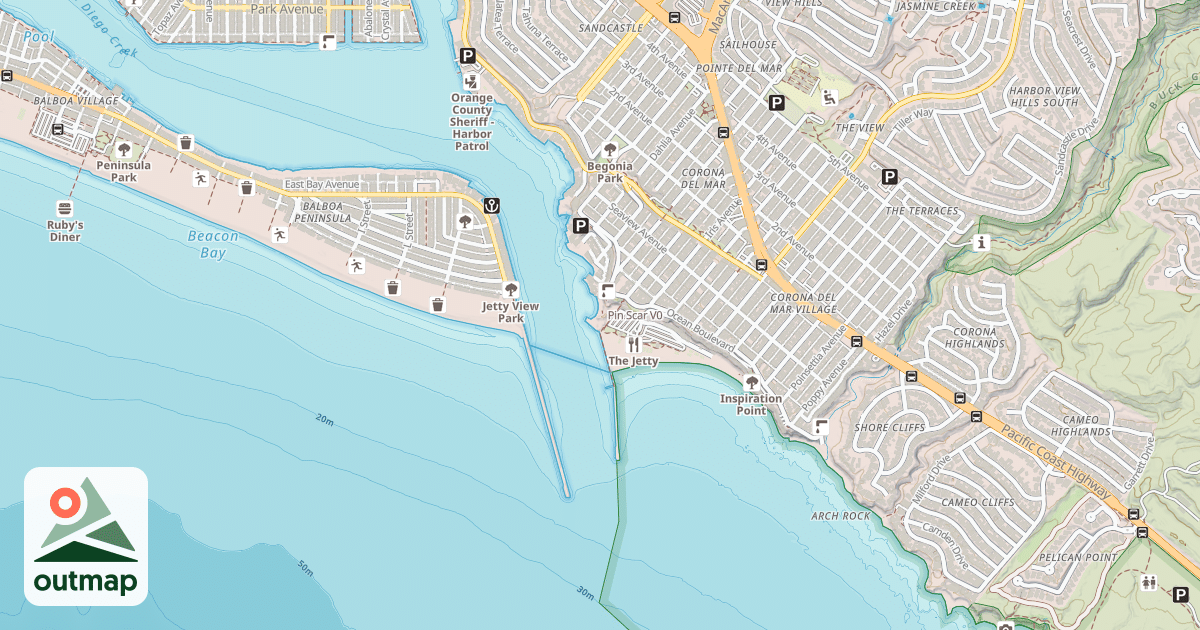 Map of Pin Scar