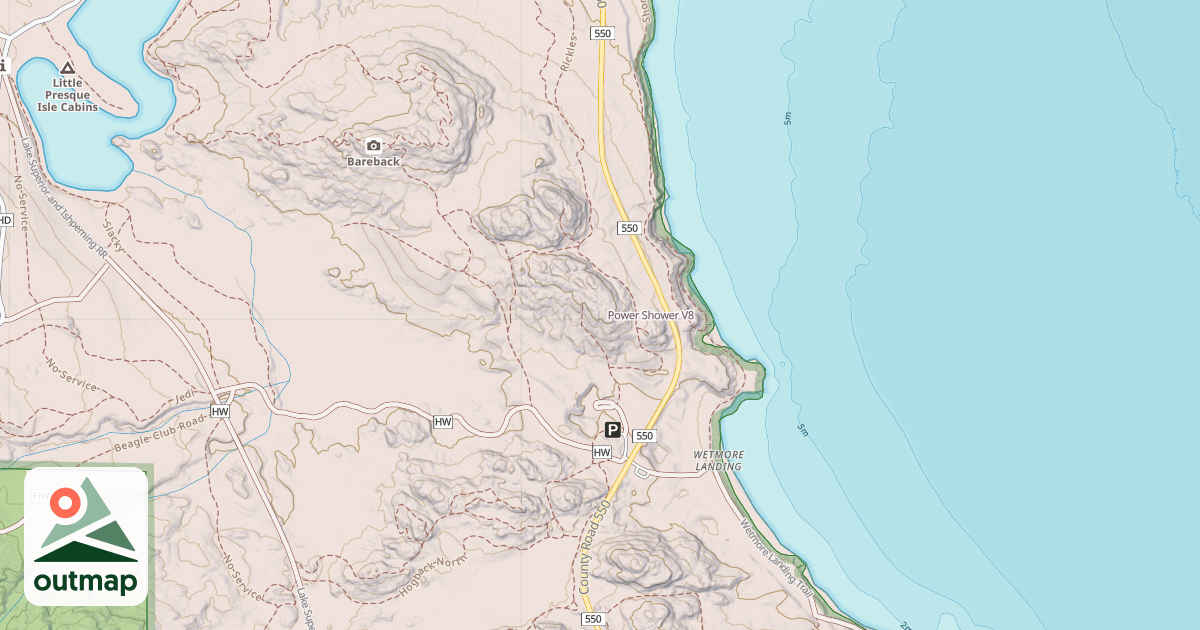 Map of Power Shower