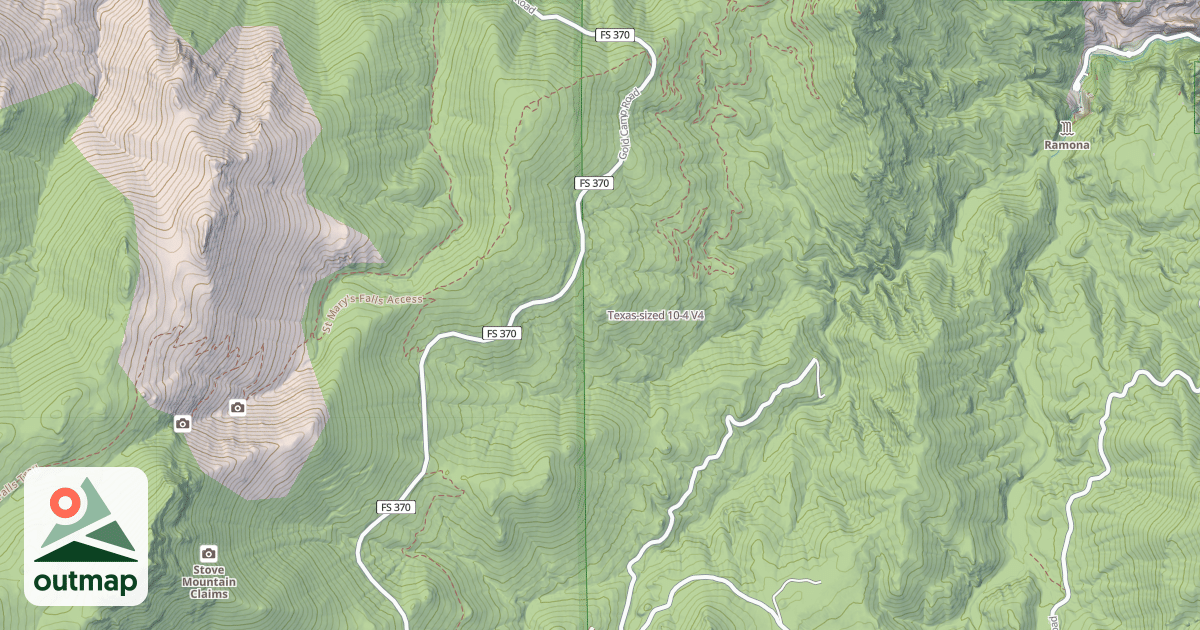 Map of Texas-sized 10-4