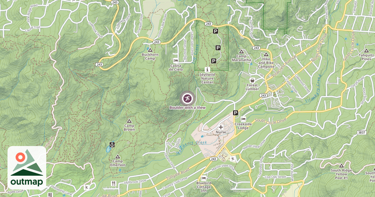 Map of Boulder with a View